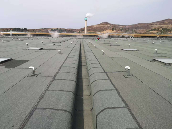 世紀金徽酒廠車間樓面防水施工現(xiàn)場